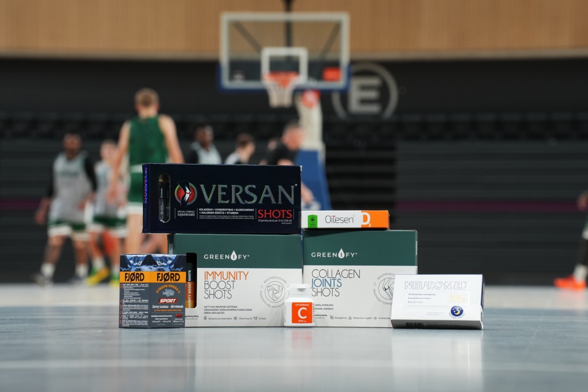 „Visi sveiki“ – „Tauragės“ klubo sveikatos papildų partneris